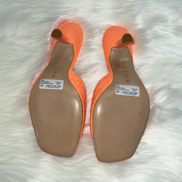 Fryda Mule in Neon Orange - Schutz - Picture 8 of 9